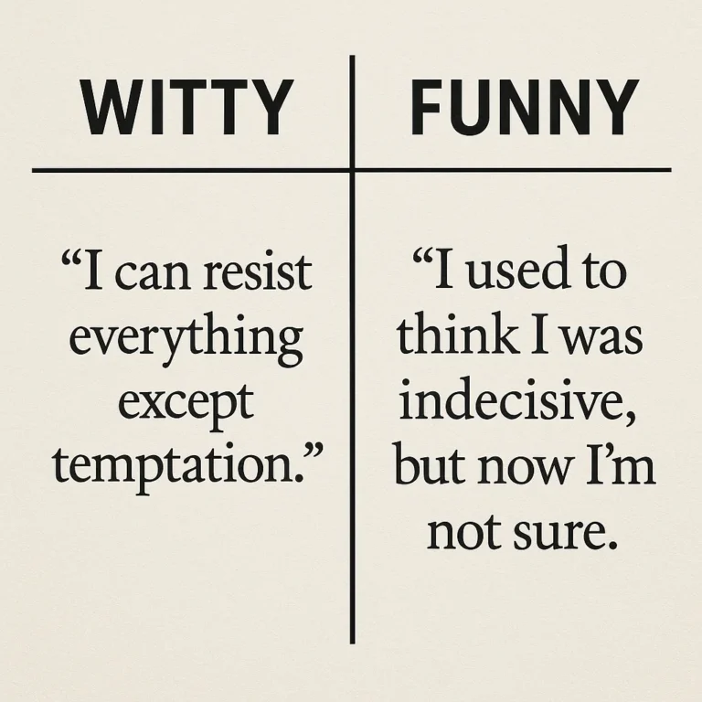 Featured image for Witty vs. Funny Quotes The 7 Key Differences 2026