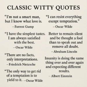 Featured image for 10 Classic Witty Quotes That Still Roast in 2026