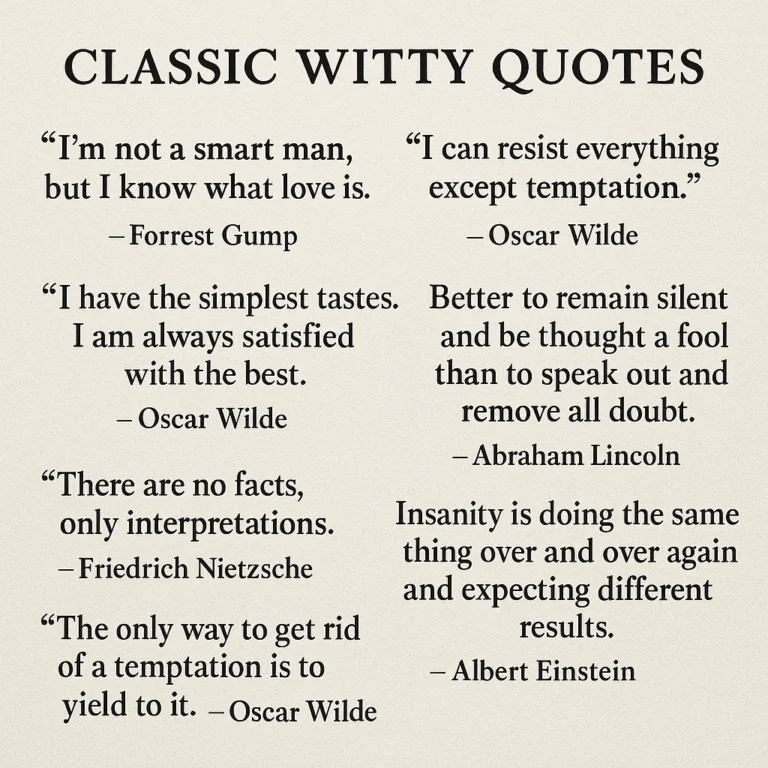 Featured image for 10 Classic Witty Quotes That Still Roast in 2026