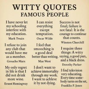 Featured image for 25 Legends Who Mastered the Art of the Witty Quote 2026