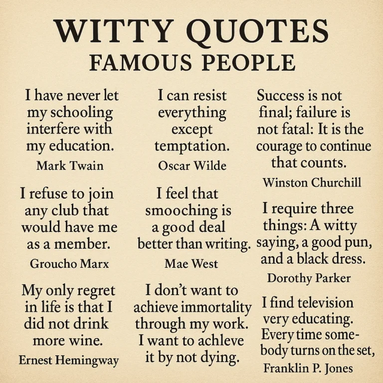 Featured image for 25 Legends Who Mastered the Art of the Witty Quote 2026