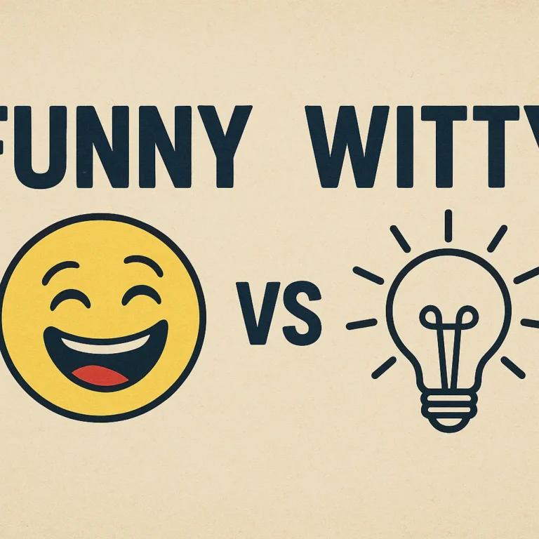 Featured image for Funny vs. Witty The 1 Key Difference That Changes Everything